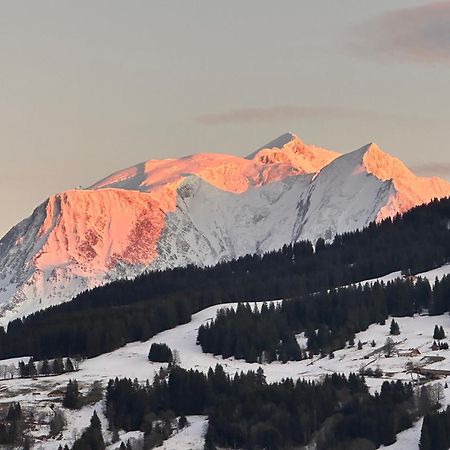 Chalet A Megeve-Vauvray - Grands Appartements , Vue Mont Blanc Demi-Quartier ภายนอก รูปภาพ