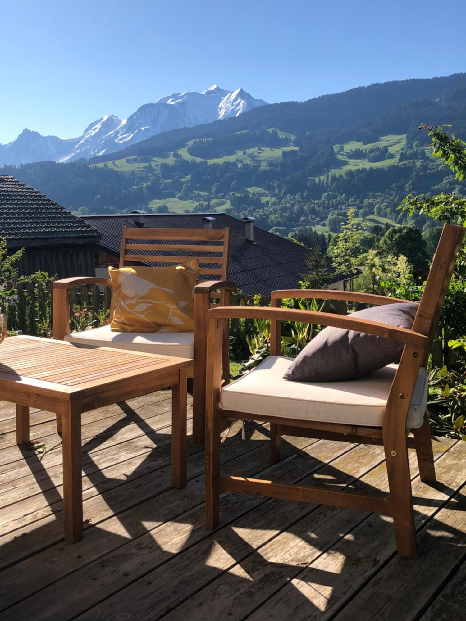 Chalet A Megeve-Vauvray - Grands Appartements , Vue Mont Blanc Demi-Quartier ภายนอก รูปภาพ